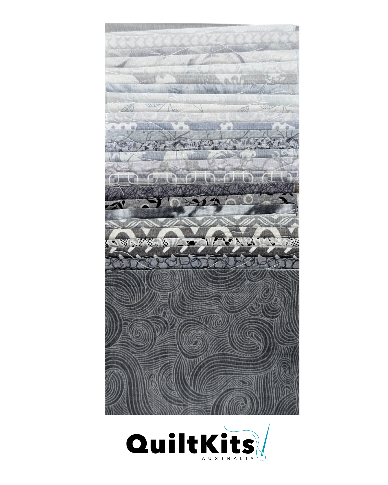 Easy Block Quilt Kit - Smokescreen