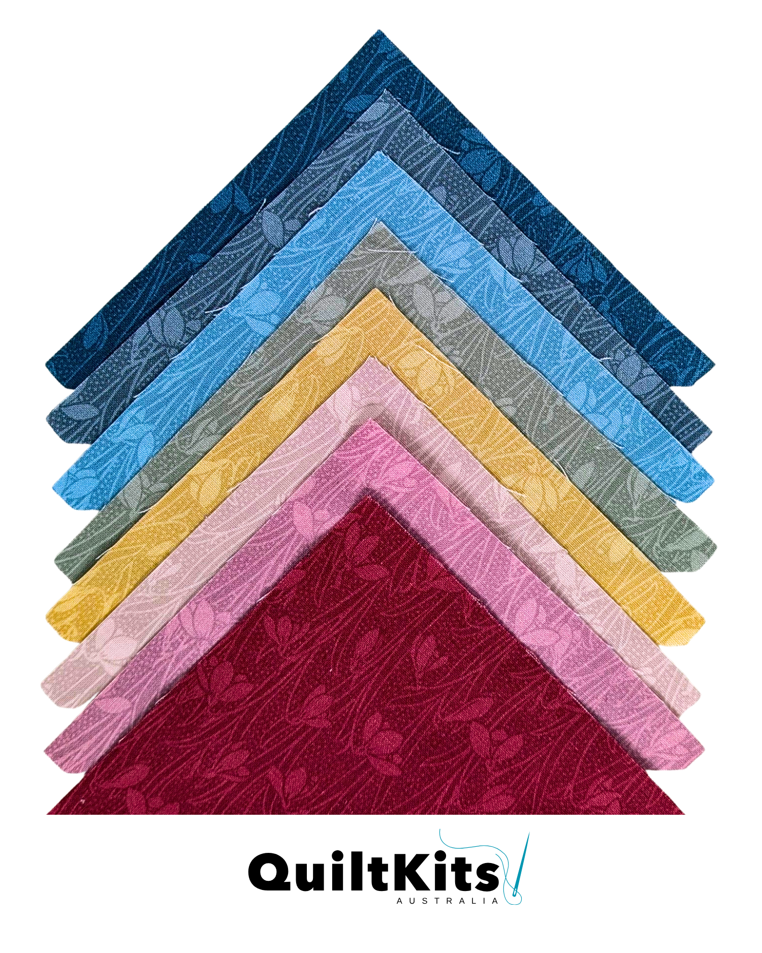 Triangle Complete Quilt Kit - Liberty