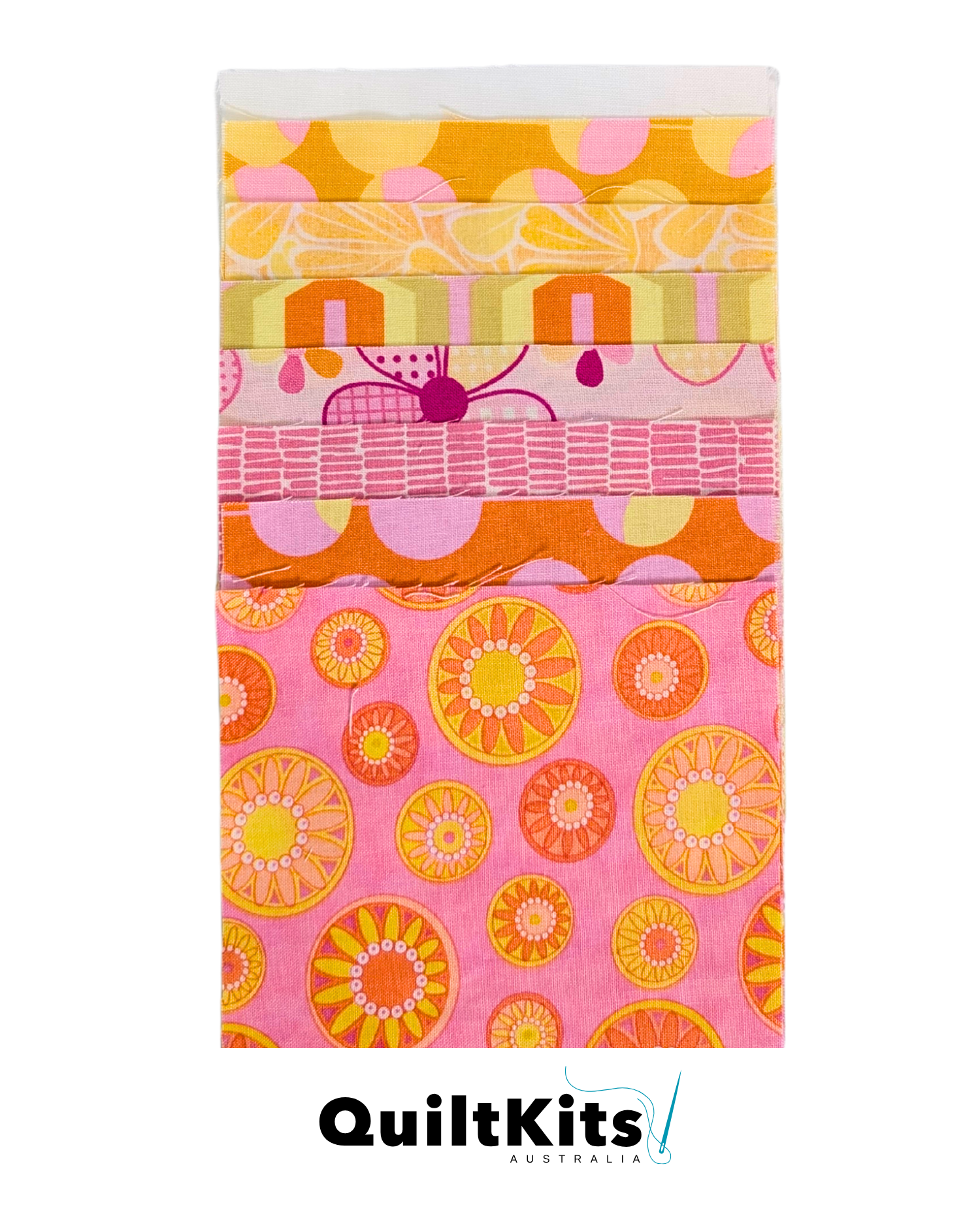 Easy Block Quilt Kit - Citrus Complete Kit