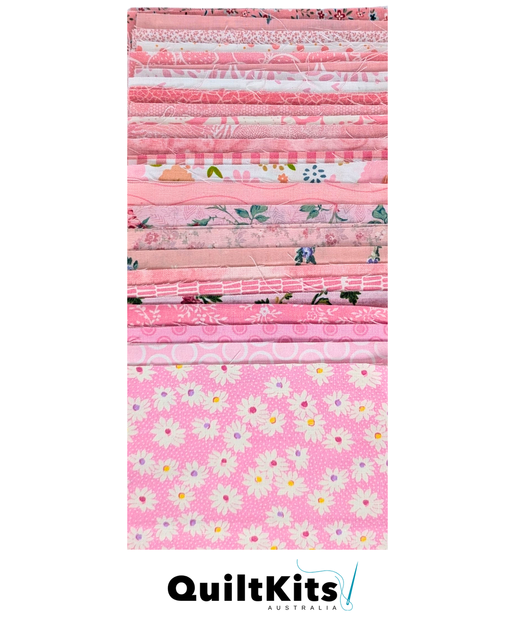 Easy Block Quilt Kit - Modern Pink Complete Kit