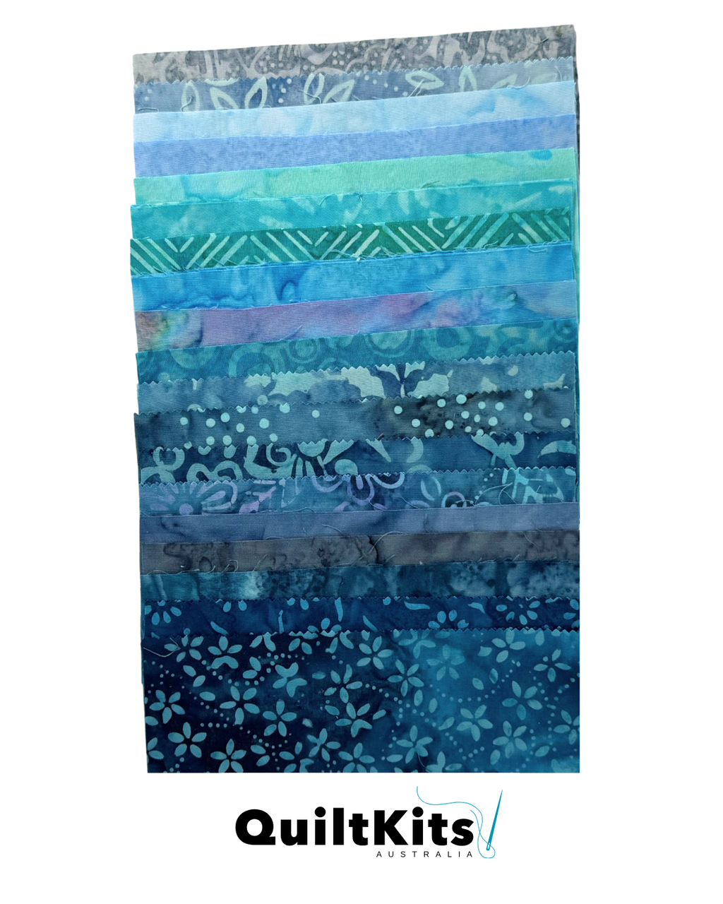 Easy Strip Quilt Kit - Small - Batik Complete Kit