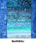 Easy Strip Quilt Kit - Small - Batik Complete Kit