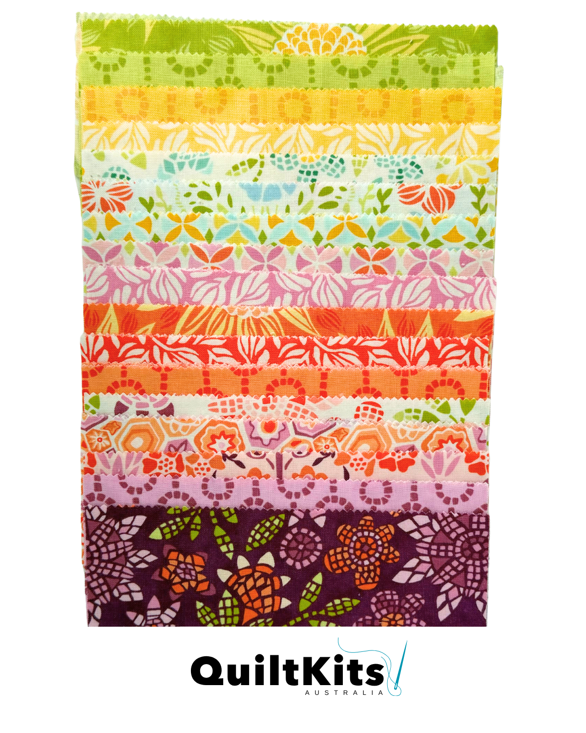 Easy Strip Quilt Kit - Throw - Grand Canal Complete Kit