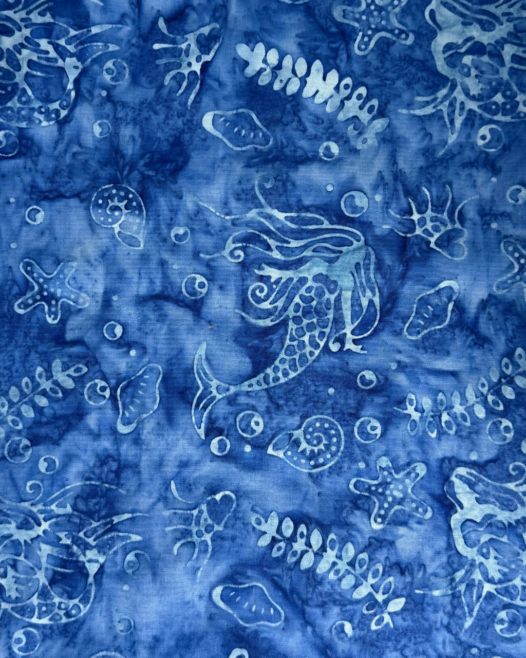 Easy Strip Quilt Kit - Throw - Batik Blue Complete Kit
