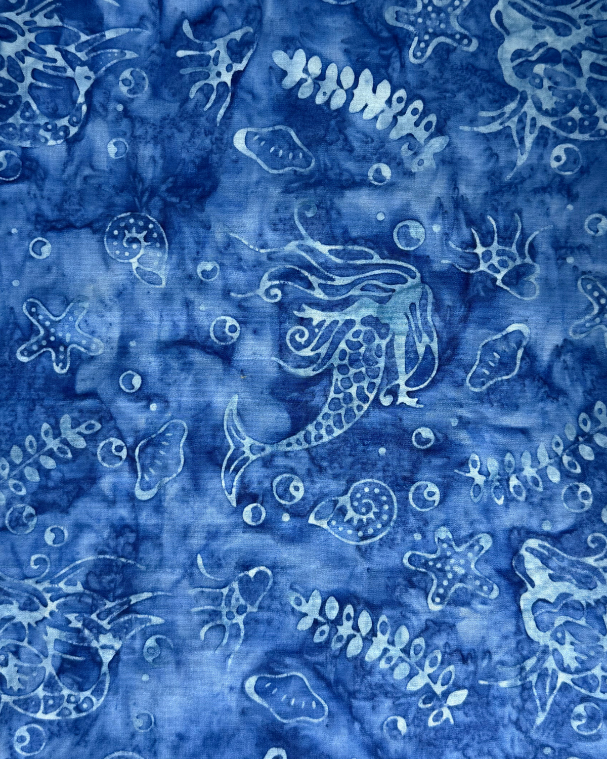 Easy Strip Quilt Kit - Throw - Batik Blue Complete Kit