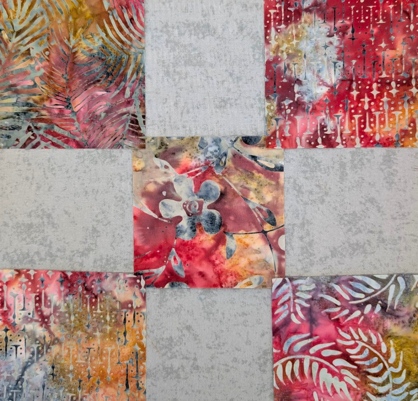 Easy Block Quilt Kit - Complete Kit Orange
