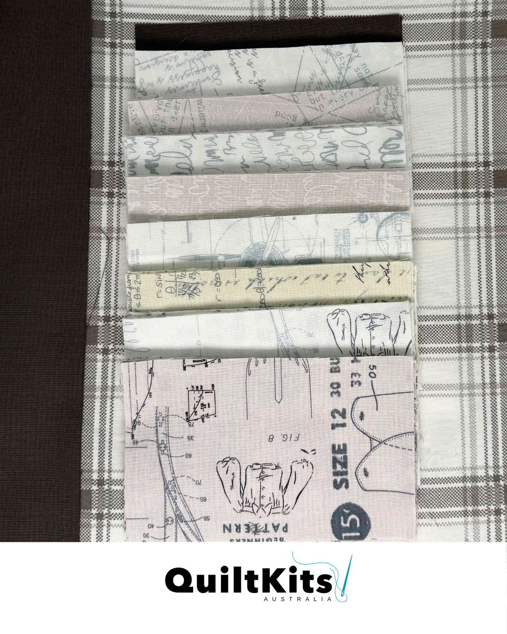 Entwined Complete Quilt Kit - Zen Chic Low Volume B